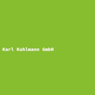 Hersteller: Karl Kuhlmann GmbH