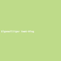 Eigenwilliger Samt-Ring