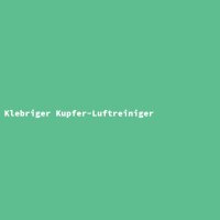 Klebriger Kupfer-Luftreiniger
