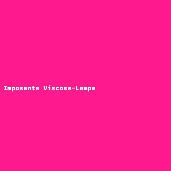 Impressive Viscose Lamp