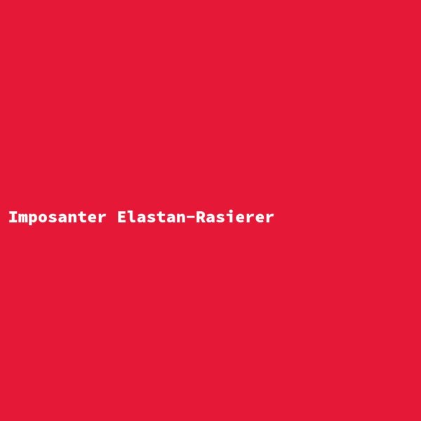Impressive Elastane Razor